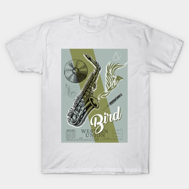 Bird - Alternative Movie Poster T-Shirt by MoviePosterBoy